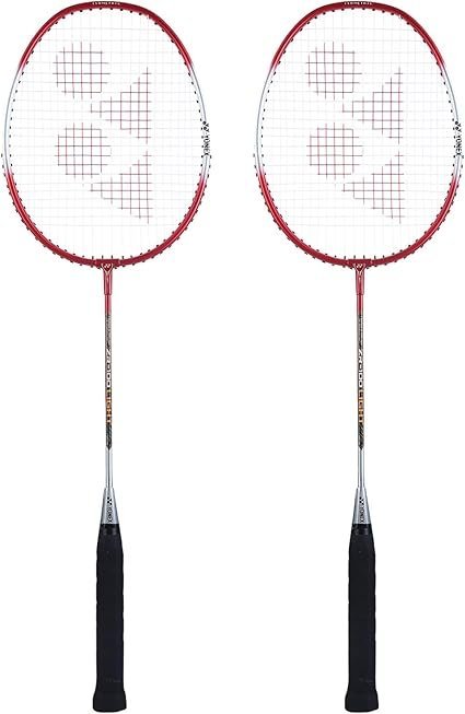 61ciJvVJghL._AC_SX425_.jpg Yonex ZR 100 Light Aluminium Badminton Racquet with Full Cover Set of 2 Made in India