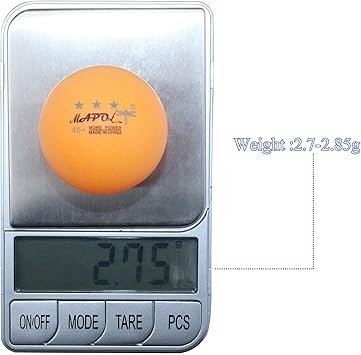 716O2DNDFgL._AC_SY355_.jpg MAPOL 100 Counts 3Star Orange Practice Ping Pong Balls Advanced Table Tennis Balls