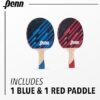 71zUrD8FccL._AC_SY355_.jpg Penn 2Player Table Tennis Paddle Set Includes Two 3.0 Paddles Three 3Star ping Pong Balls and Storage Pouch