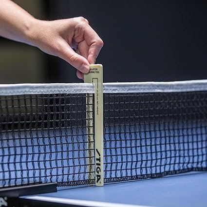 81jBWbHpdHL._AC_SX425_.jpg STIGA Premium Clipper 72 Regulation Table Tennis Net and Post Sets Easy Set Up and Spring Activated Clip ping Pong net Set